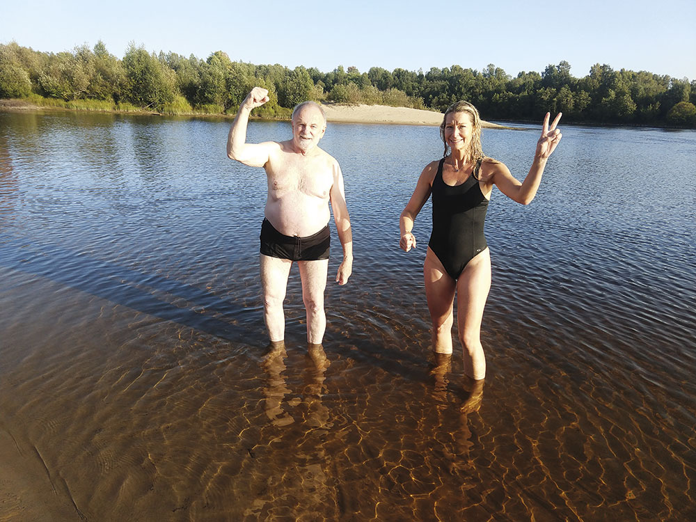 Christer Halvarson, Röda Korset Forshaga och Veeronica Oldne Rädda Barnen. Foto: Cicci Wik