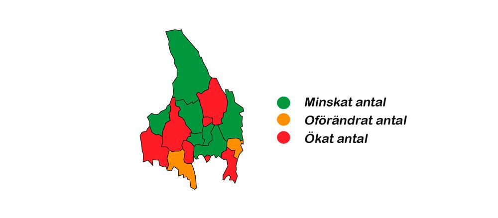 Konkurser i Värmland. Källa: UC AB