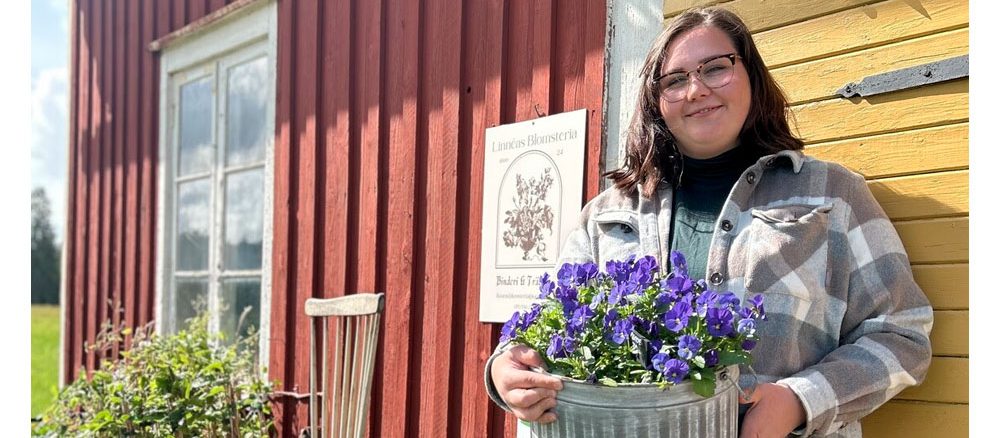 Linnea Hedlund driver Linneas Blomsteria.