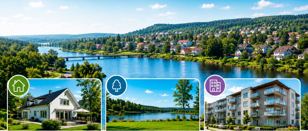 AI-skapad genrebild för fastigheter, tomter och lägenheter.