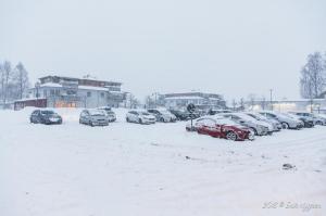 Snö i byn - Foto: Erik Nygren