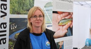 Hanna Lundberg, projektledare på Klarälvens vattenråd. Foto: Länsstyrelsen